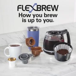FlexBrew® Trio Coffee Maker, Black -Kitchenware Sales Shop 49904F VPA 07