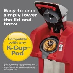 Hamilton Beach FlexBrew® Single-Serve Coffee Maker, Red -Kitchenware Sales Shop 49945 VPA 04