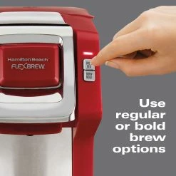 Hamilton Beach FlexBrew® Single-Serve Coffee Maker, Red -Kitchenware Sales Shop 49945 VPA 05