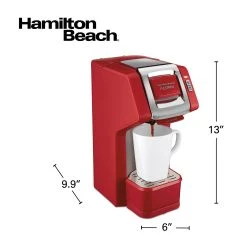 Hamilton Beach FlexBrew® Single-Serve Coffee Maker, Red -Kitchenware Sales Shop 49945 VPA 08