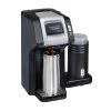Hamilton Beach FlexBrew® Dual Coffee Maker With Milk Frother Black & Stainless Steel