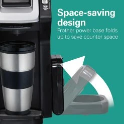 Hamilton Beach FlexBrew® Dual Coffee Maker With Milk Frother Black & Stainless Steel -Kitchenware Sales Shop 49949 VPA 07