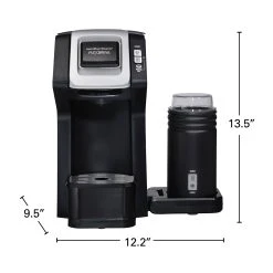 Hamilton Beach FlexBrew® Dual Coffee Maker With Milk Frother Black & Stainless Steel -Kitchenware Sales Shop 49949 VPA 08