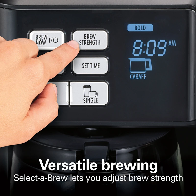 Hamilton Beach FlexBrew®Trio Coffee Maker, Black Stainless 6 Hamilton Beach FlexBrew®Trio Coffee Maker, Black Stainless - Image 6