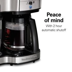 2-Way Coffee Maker, Single-Serve &12 Cup Carafe, Stainless -Kitchenware Sales Shop 49980Z VPA 05