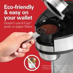 The Scoop® Single-Serve Coffee Maker, Stainless -Kitchenware Sales Shop 49981R VPA 03