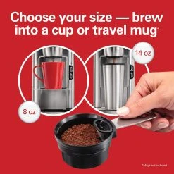 The Scoop® Single-Serve Coffee Maker, Stainless -Kitchenware Sales Shop 49981R VPA 04