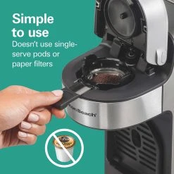 Hamilton Beach The Scoop® Single-Serve Coffee Maker With Removable Reservoir -Kitchenware Sales Shop 49987 VPA 04