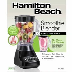 Hamilton Beach Smoothie 10 Speed Blender -Kitchenware Sales Shop 50167 pkg