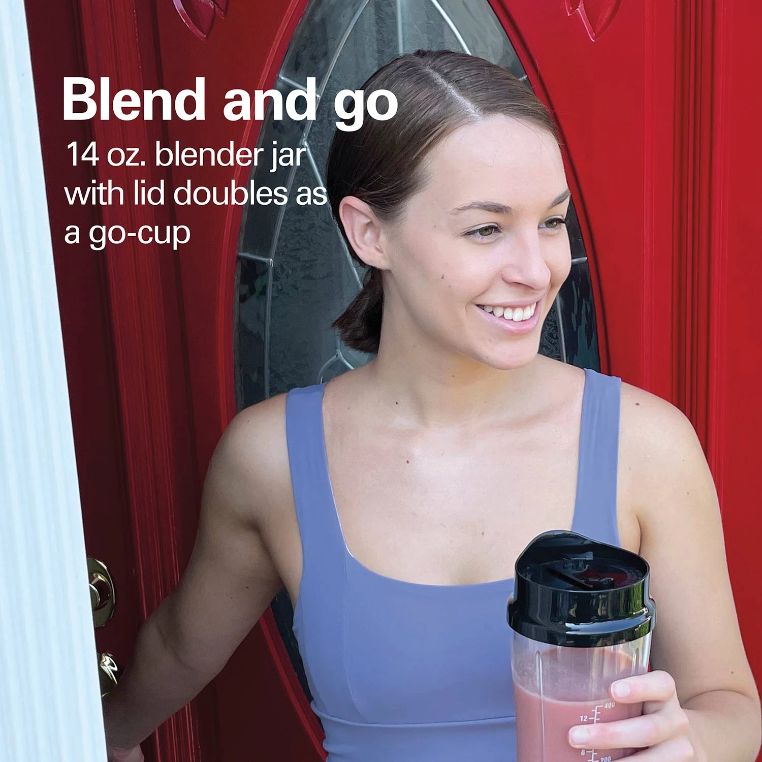 Hamilton Beach Personal Blender With Travel Lid 2 Hamilton Beach Personal Blender With Travel Lid - Image 2