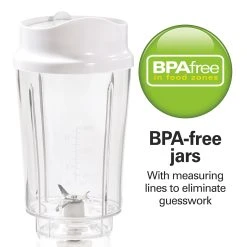 Smoothie Blender With 2 Travel Jars And 2 Lids -Kitchenware Sales Shop 51102V VPA 07