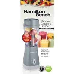 Hamilton Beach Personal Creations™ Blender With Travel Lid 13 Hamilton Beach Personal Creations™ Blender With Travel Lid -Kitchenware Sales Shop 51128 PKG Front ENG