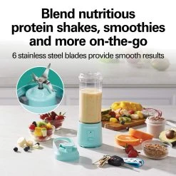 Blend Now™ Portable Cordless Blender, Aqua -Kitchenware Sales Shop 51182 VPA 03