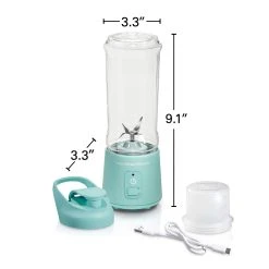 Blend Now™ Portable Cordless Blender, Aqua -Kitchenware Sales Shop 51182 VPA 08