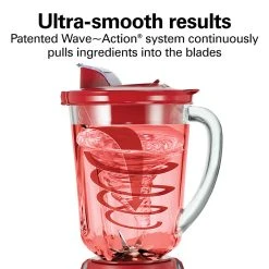 Wave~Action® Quiet Blender, Red -Kitchenware Sales Shop 53531F VPA 03