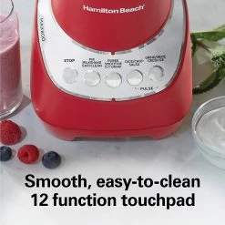 Wave~Action® Quiet Blender, Red -Kitchenware Sales Shop 53531F VPA 04