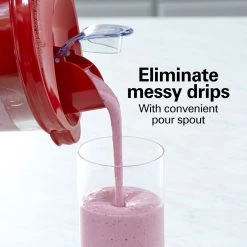 Wave~Action® Quiet Blender, Red -Kitchenware Sales Shop 53531F VPA 07