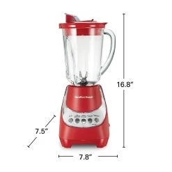 Wave~Action® Quiet Blender, Red -Kitchenware Sales Shop 53531F VPA 08