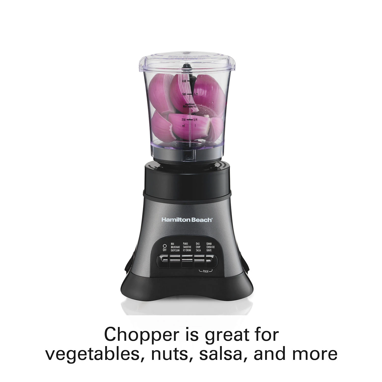 Hamilton Beach Wave Crusher® Multi-Function Blender/Chopper With 40oz Glass Jar 3 Hamilton Beach Wave Crusher® Multi-Function Blender/Chopper With 40oz Glass Jar - Image 3