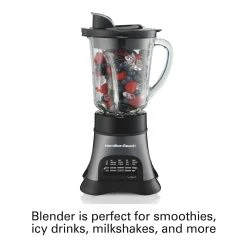 Hamilton Beach Wave Crusher® Multi-Function Blender/Chopper With 40oz Glass Jar 12 Hamilton Beach Wave Crusher® Multi-Function Blender/Chopper With 40oz Glass Jar -Kitchenware Sales Shop 58164 06TOI