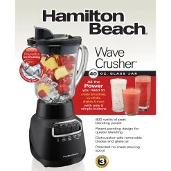 Hamilton Beach 40 Oz. Wave Crusher® Blender -Kitchenware Sales Shop 58185 PKG Front ENG