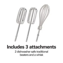 Hamilton Beach Hand Mixer With Snap-On Case -Kitchenware Sales Shop 62632R VPA 03