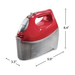 Hamilton Beach Hand Mixer With Snap-On Case And Dough Hooks -Kitchenware Sales Shop 62633R VPA 08