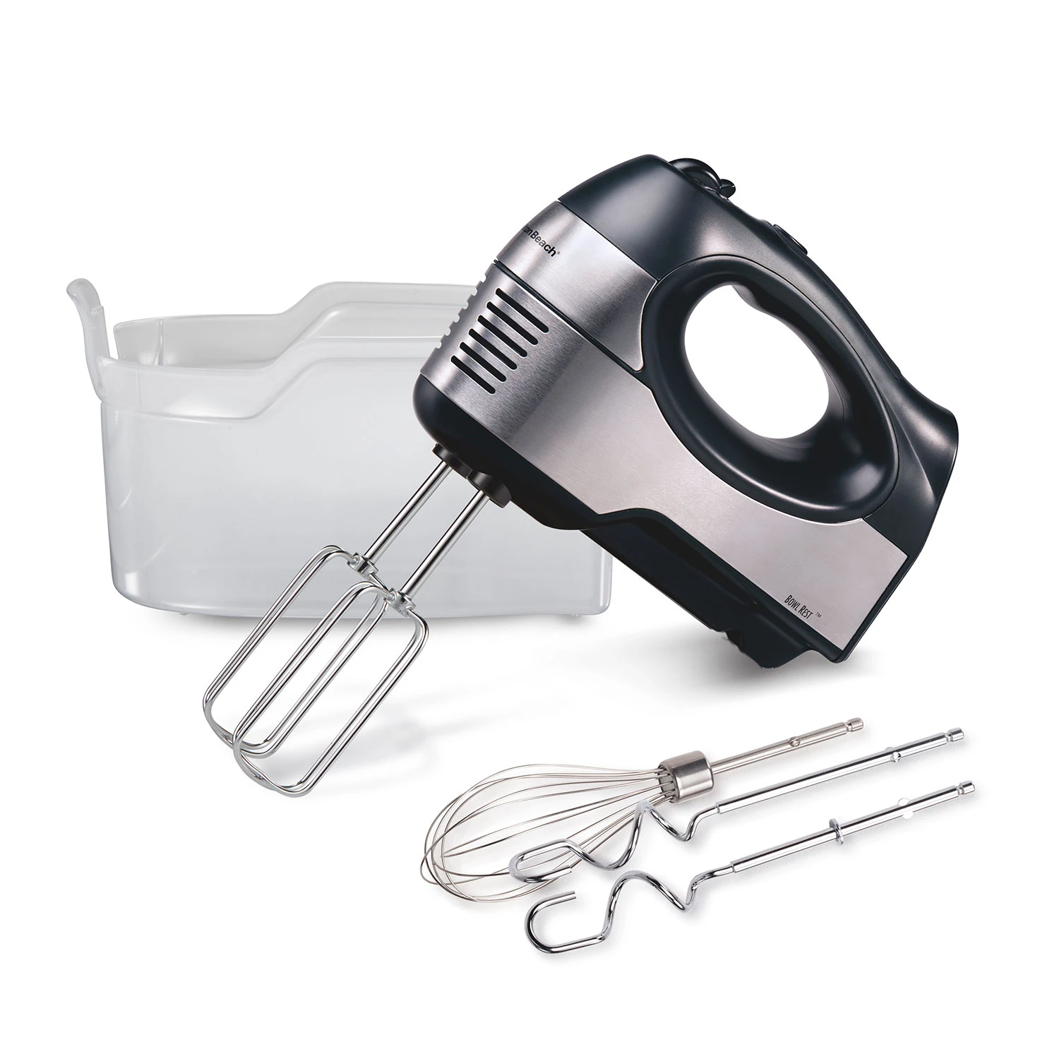 6 Speed Performance Hand Mixer With Case And Attachments 1 6 Speed Performance Hand Mixer With Case And Attachments