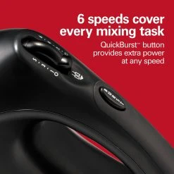 6 Speed Performance Hand Mixer With Case And Attachments 12 6 Speed Performance Hand Mixer With Case And Attachments -Kitchenware Sales Shop 62646F VPA 06