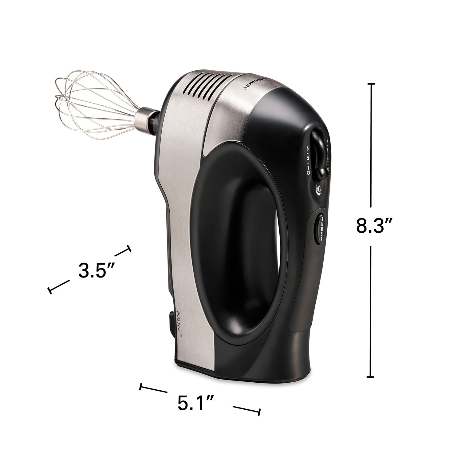 6 Speed Performance Hand Mixer With Case And Attachments 7 6 Speed Performance Hand Mixer With Case And Attachments - Image 7