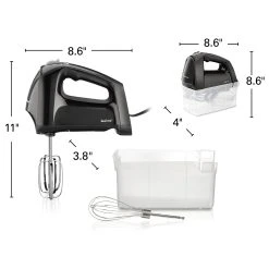 6 Speed Hand Mixer With Quick Burst™ And Snap-On Case -Kitchenware Sales Shop 62690 VPA 08