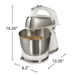 6 Speed Stand Mixer, White -Kitchenware Sales Shop 64655 VPA 08