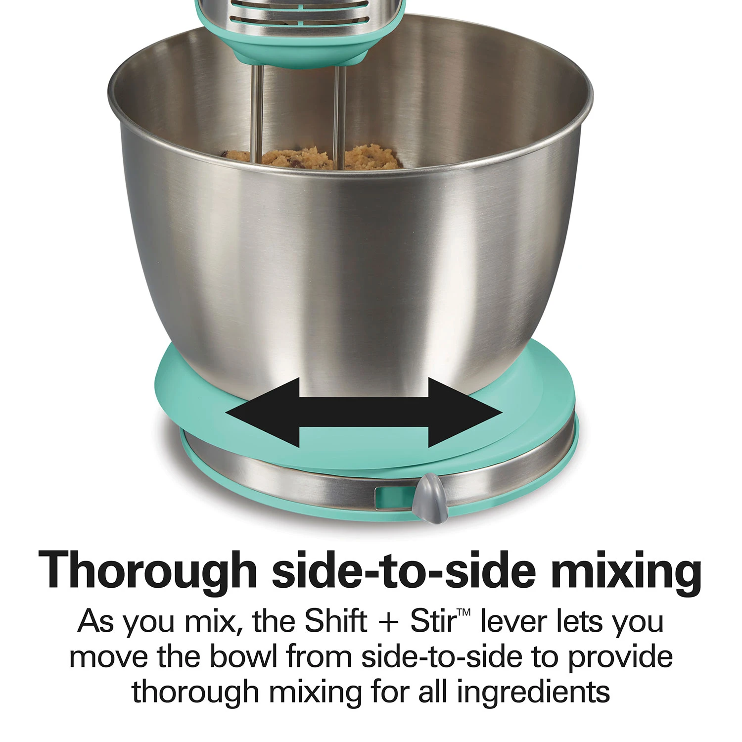 6 Speed Stand Mixer, Aqua Blue 5 6 Speed Stand Mixer, Aqua Blue - Image 5