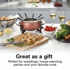 Hamilton Beach Fondue Pot 3 Quart / 2.8 Liter Capacity, Copper -Kitchenware Sales Shop 86201 VPA 07