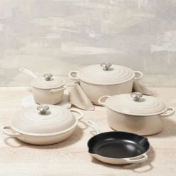 Le Creuset Signature Enameled Cast Iron 9-Piece Cookware Set