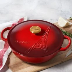 Eiffel Tower Collection Signature Cocotte -Kitchenware Sales Shop EIFFEL cocotte CERISE lpr