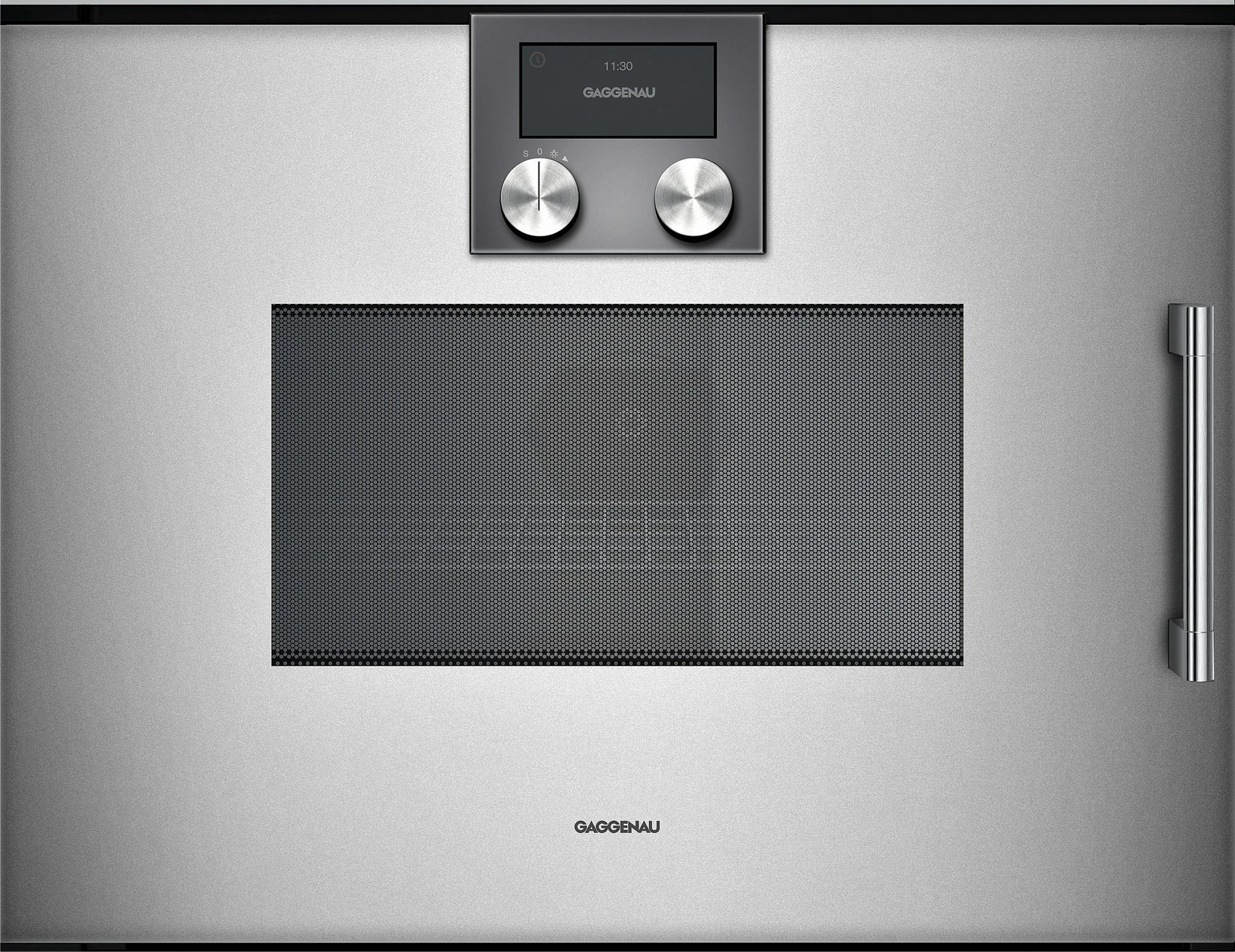 Gaggenau BMP251710 200 Series Combi-microwave Oven, Gaggenau Metallic, Left-hinged, Controls At The Top, Flush Design 1 Gaggenau BMP251710 200 Series Combi-microwave Oven, Gaggenau Metallic, Left-hinged, Controls At The Top, Flush Design