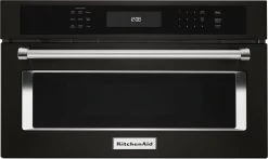 KitchenAid KMBP107EBS 27" Built In Microwave Oven W/Convection Cooking - Black Stainless Steel W/PrintShield Finish