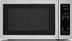 KitchenAid KMCS1016GSS 21 3/4" Countertop Microwave Oven - 1200 Watt - Stainless Steel