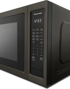 KitchenAid KMCS3022GBS 24" Countertop Microwave Oven - 1200 Watt - Black Stainless Steel W/PrintShield Finish -Kitchenware Sales Shop KitchenAid KMCS3022GBS 3