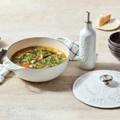 Le Creuset Olive Branch Collection Signature Chef's Oven -Kitchenware Sales Shop LS2514 28MWOBSS g2