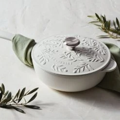 Le Creuset Olive Branch Collection Saucier -Kitchenware Sales Shop OliveBranchSaucier g1