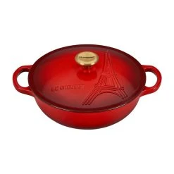 Eiffel Tower Collection Signature Cocotte -Kitchenware Sales Shop RS10250 EIFFEL RDO CERISE 4 LPR