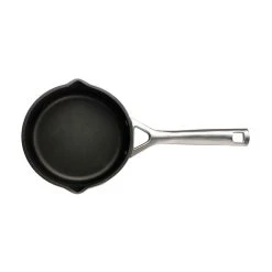 Le Creuset Toughened Nonstick PRO Saucepan With Dual Pour Spouts -Kitchenware Sales Shop RS1029 16cm20Milk20Pan20overhead