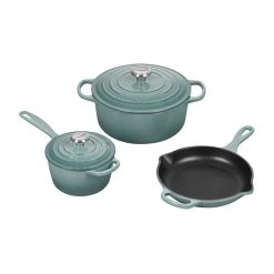 Le Creuset Signature Enameled Cast Iron 5-Piece Cookware Set -Kitchenware Sales Shop RS17245 RS13211 MS1605 717SS lpr