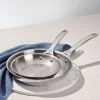 Le Creuset Signature Stainless Steel 2-Piece Fry Pan Set