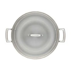Le Creuset Classic Stainless Steel Wok With Glass Lid 6 Le Creuset Classic Stainless Steel Wok With Glass Lid -Kitchenware Sales Shop SSC5500 30 3 lpr