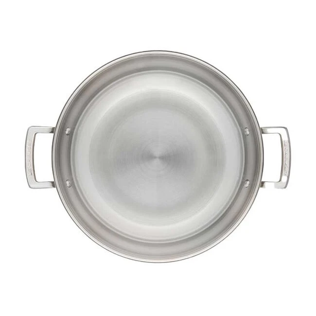 Le Creuset Classic Stainless Steel Wok With Glass Lid 4 Le Creuset Classic Stainless Steel Wok With Glass Lid - Image 4