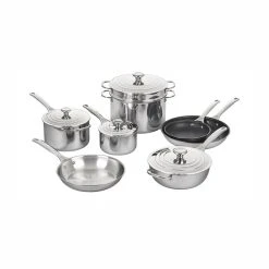 Le Creuset Signature Stainless Steel 12-Piece Cookware Set
