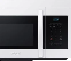 Samsung ME16A4021AW 1.6 Cu. Ft. Over-the-Range Microwave With Auto Cook In White -Kitchenware Sales Shop Samsung ME16A4021AW 5